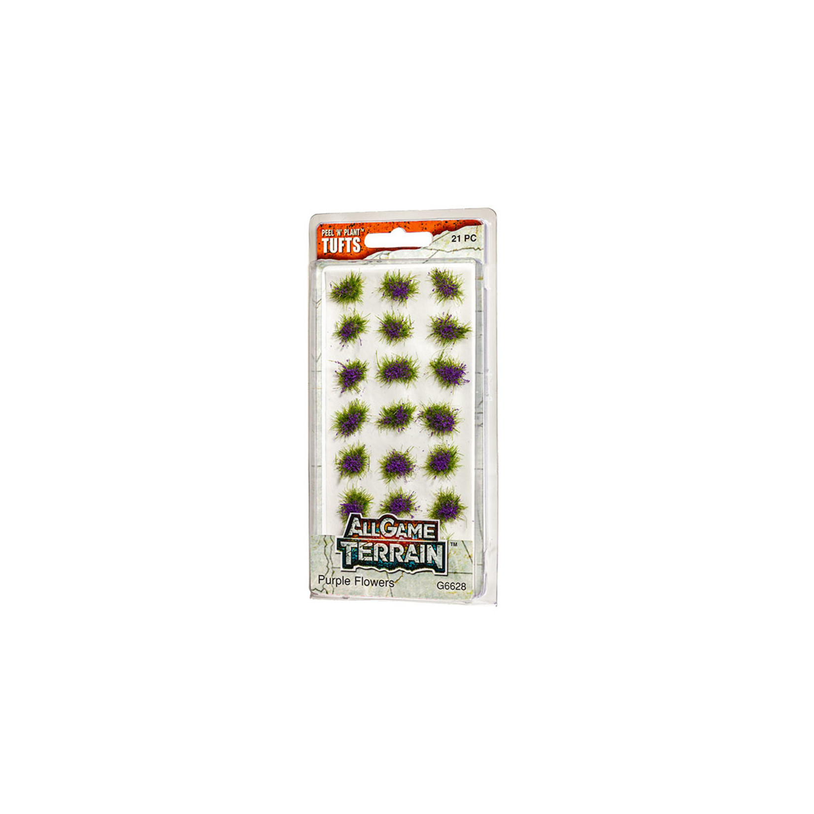 Woodland Scenics All Game Terrain G6628 Peel 'N' Plant Tufts Purple Flowers (21)