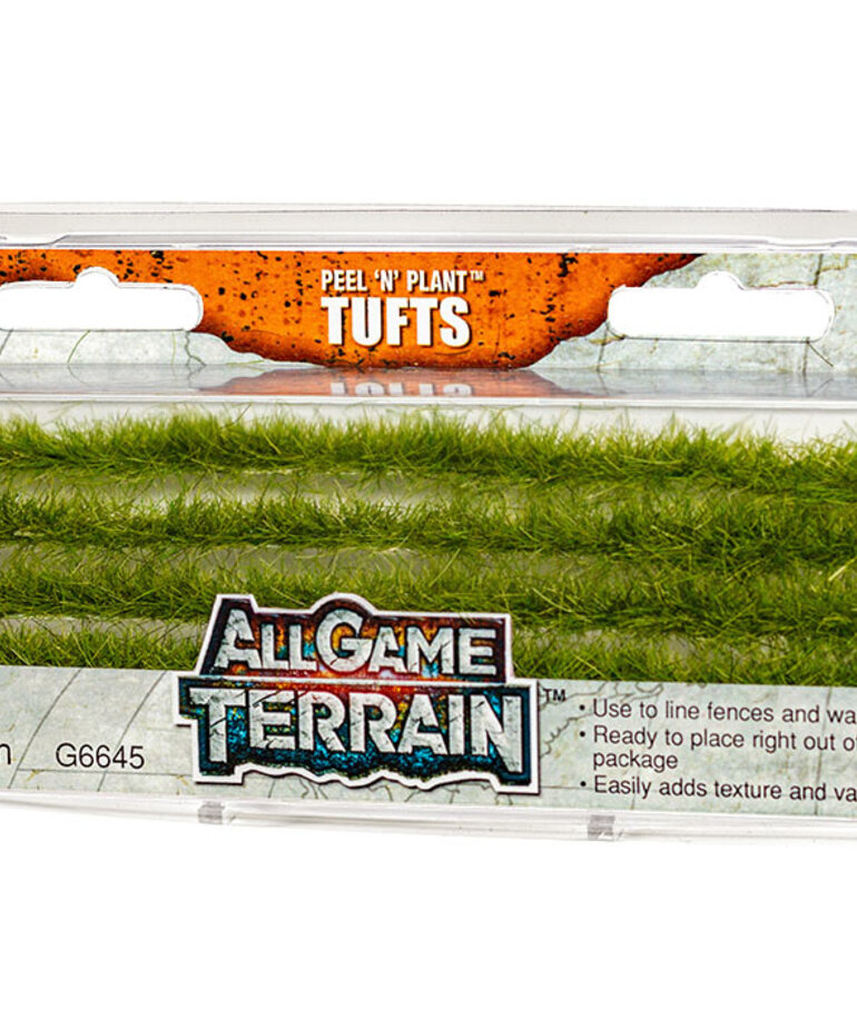 Woodland Scenics All Game Terrain G6645 Peel 'N' Plant Tufts Edging Dark Green (4)