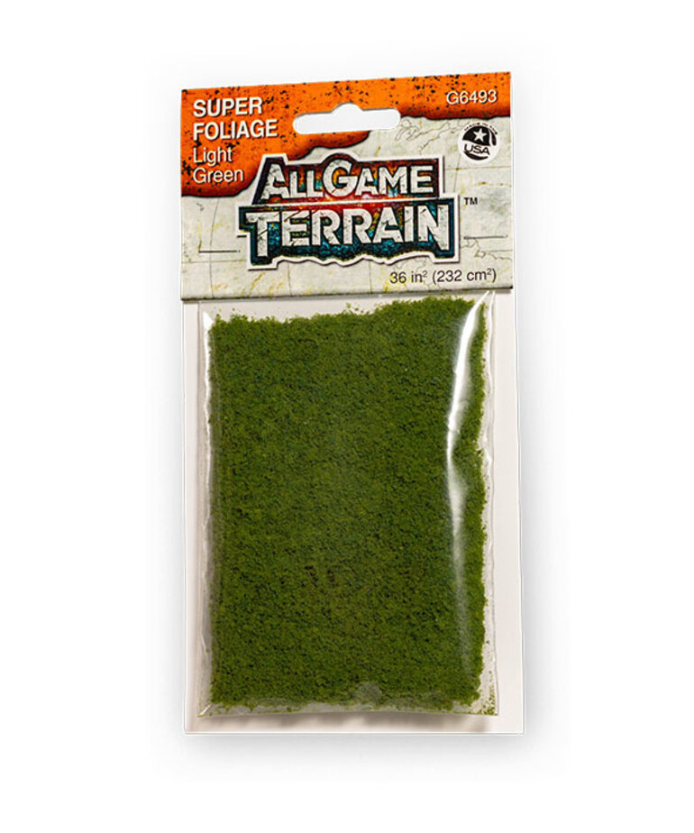 Woodland Scenics All Game Terrain G6493 Super Foliage Light Green (32 in2)