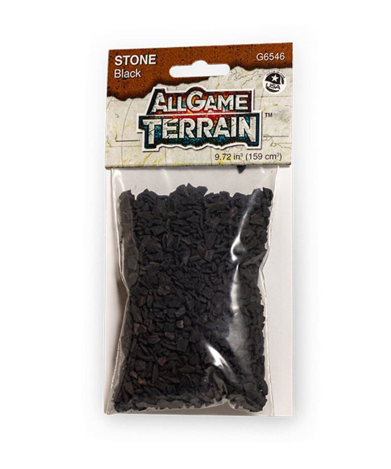 Woodland Scenics All Game Terrain G6546 Stone Black  (9.72 in2)
