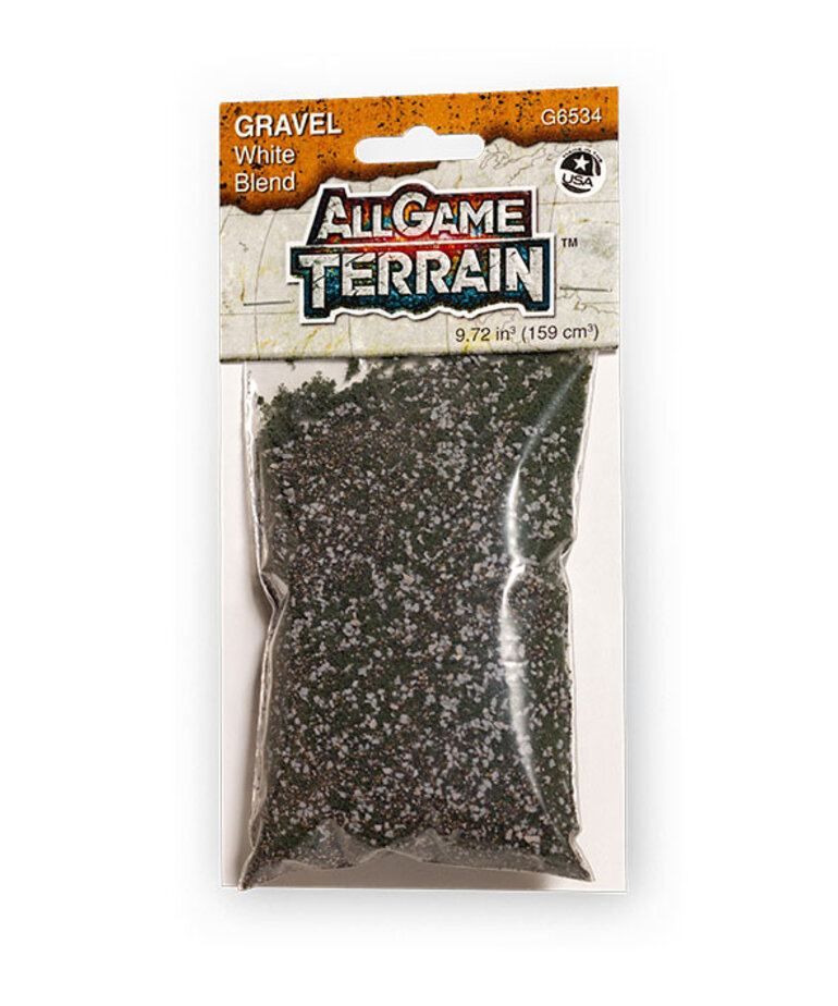 Woodland Scenics All Game Terrain G6534 Gravel White Blend  (9.72 in2)