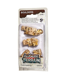 Woodland Scenics All Game Terrain G6559 Boulders Outcropping (4)