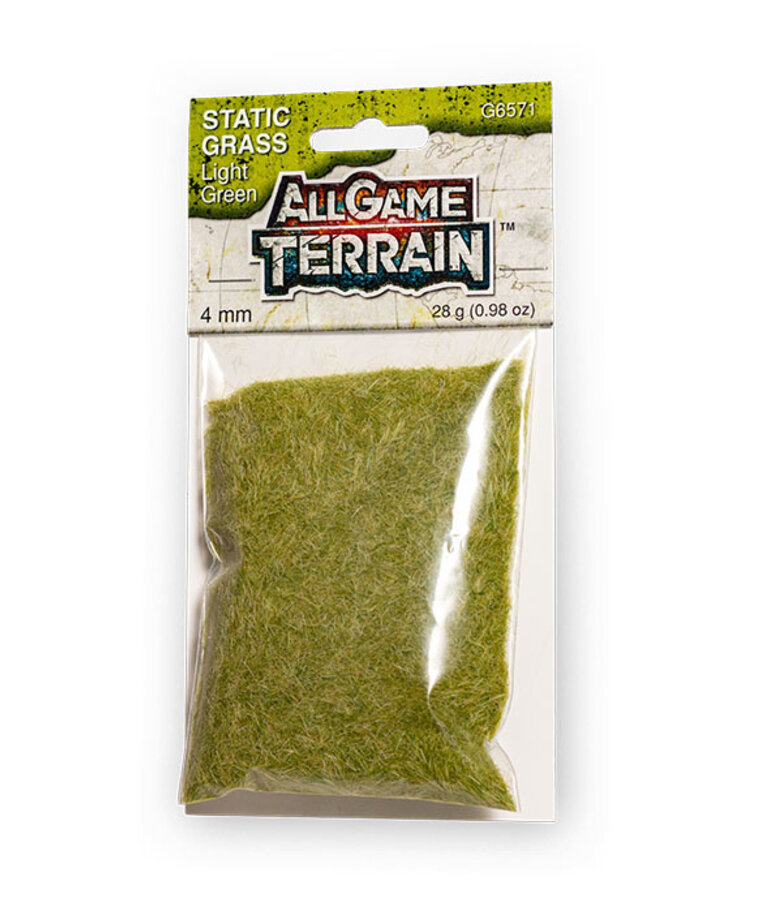 Woodland Scenics All Game Terrain G6571 Static Grass Light Green 4mm  (28g)