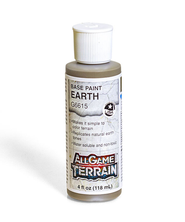 Woodland Scenics All Game Terrain G6615 Base Paint Earth (4 fl oz)