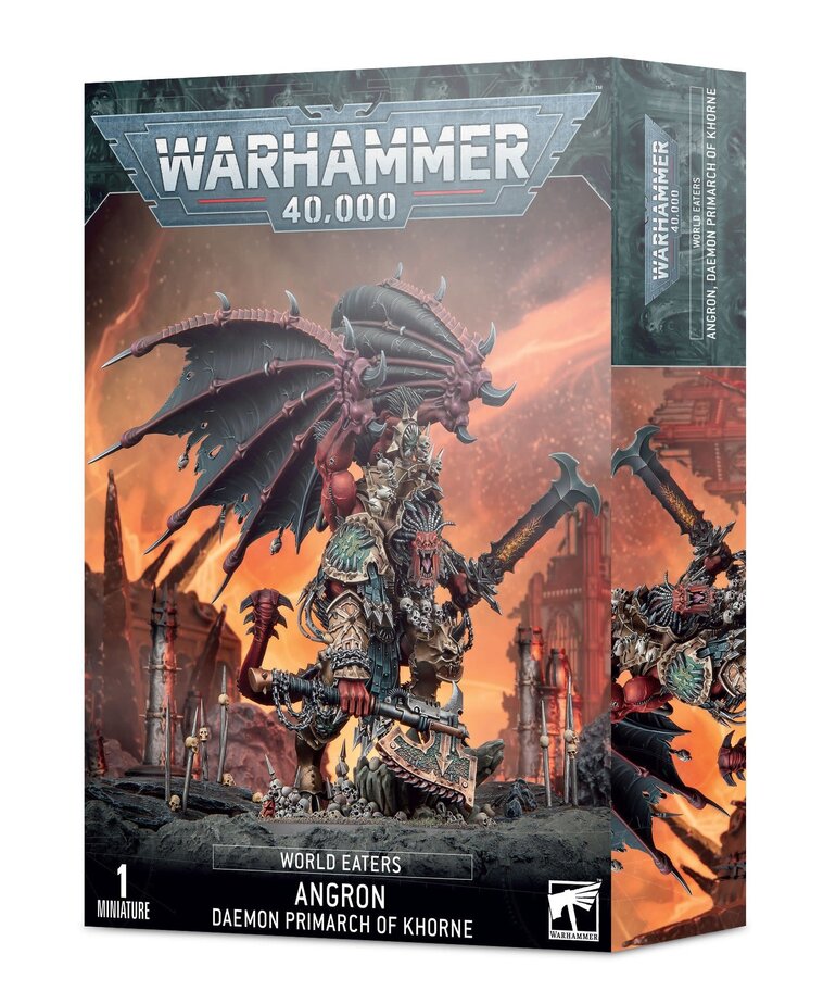 Warhammer 40k Warhammer 40K: World Eaters: Angron Daemon Primarch of Khorne