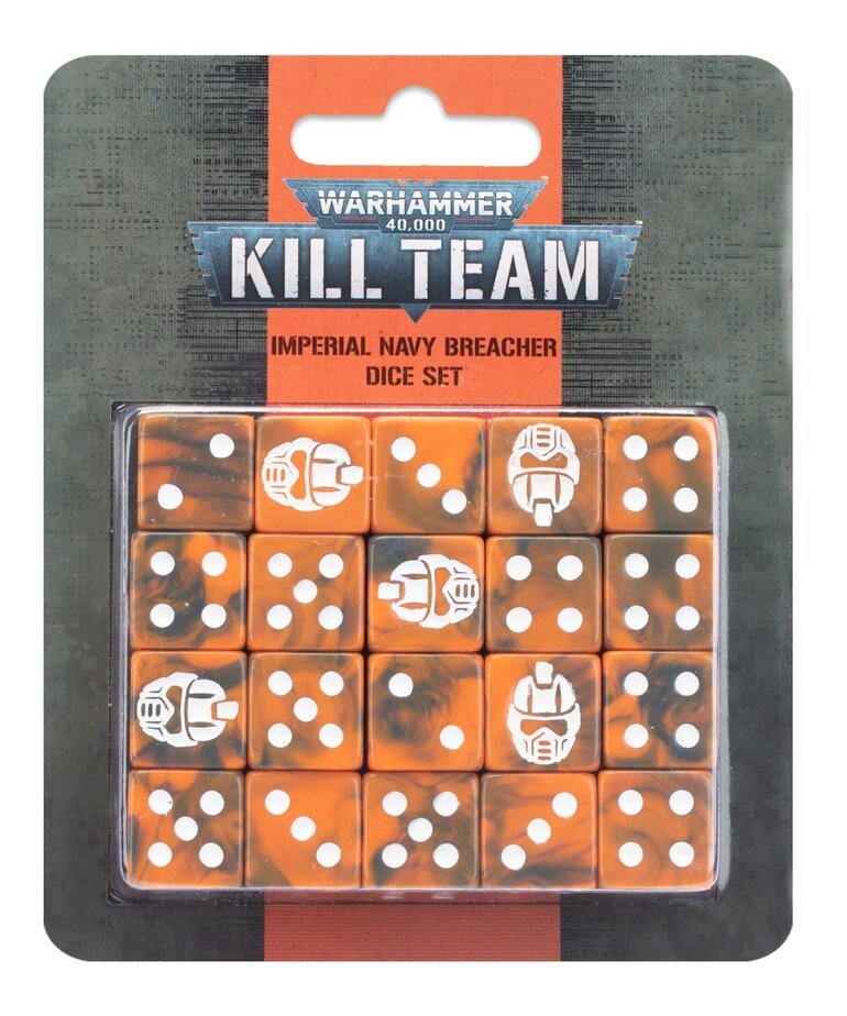 Warhammer 40k Kill Team: Imperial Navy Breacher Team: Dice Set