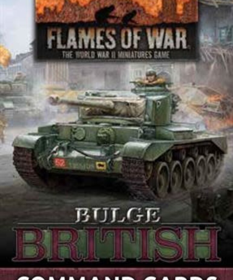 Flames of War Flames of War British: Bulge Command Cards