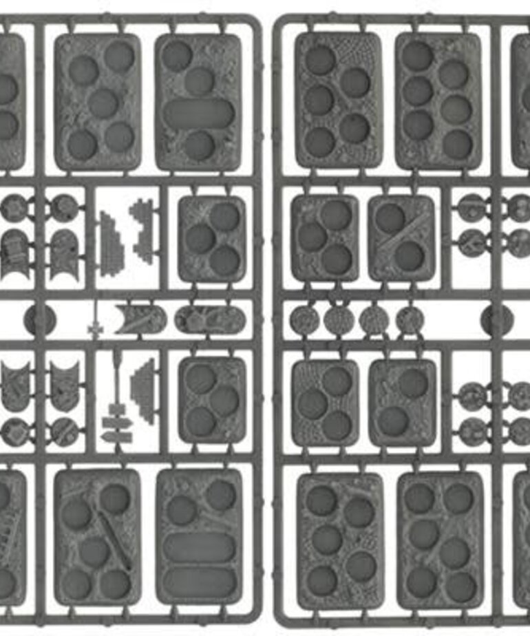 Flames of War Flame of War XX106 Plastic Bases Rubble