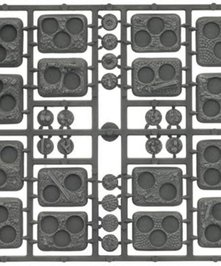 Flames of War Flame of War XX106 Plastic Bases Rubble