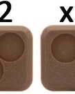Flames of War Flame of War XX112 Small Bases 2 and 3  Holes (56) Set
