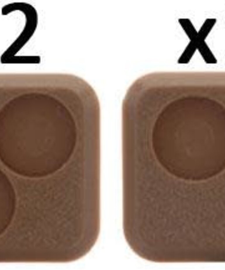 Flames of War Flame of War XX112 Small Bases 2 and 3  Holes (56) Set