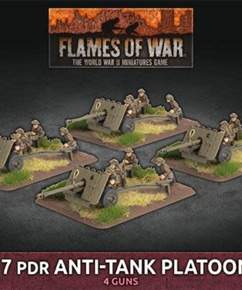 Flames of War Flames of War British: 17 pounder Anti-Tank Platoon (4)