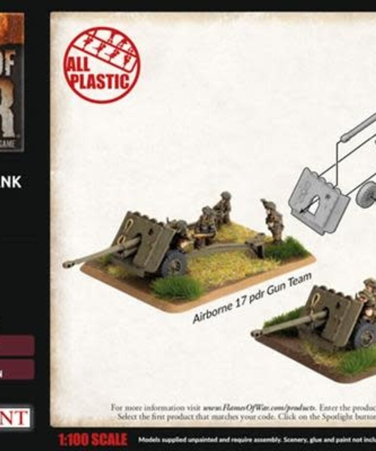 Flames of War Flames of War British: 17 pounder Anti-Tank Platoon (4)