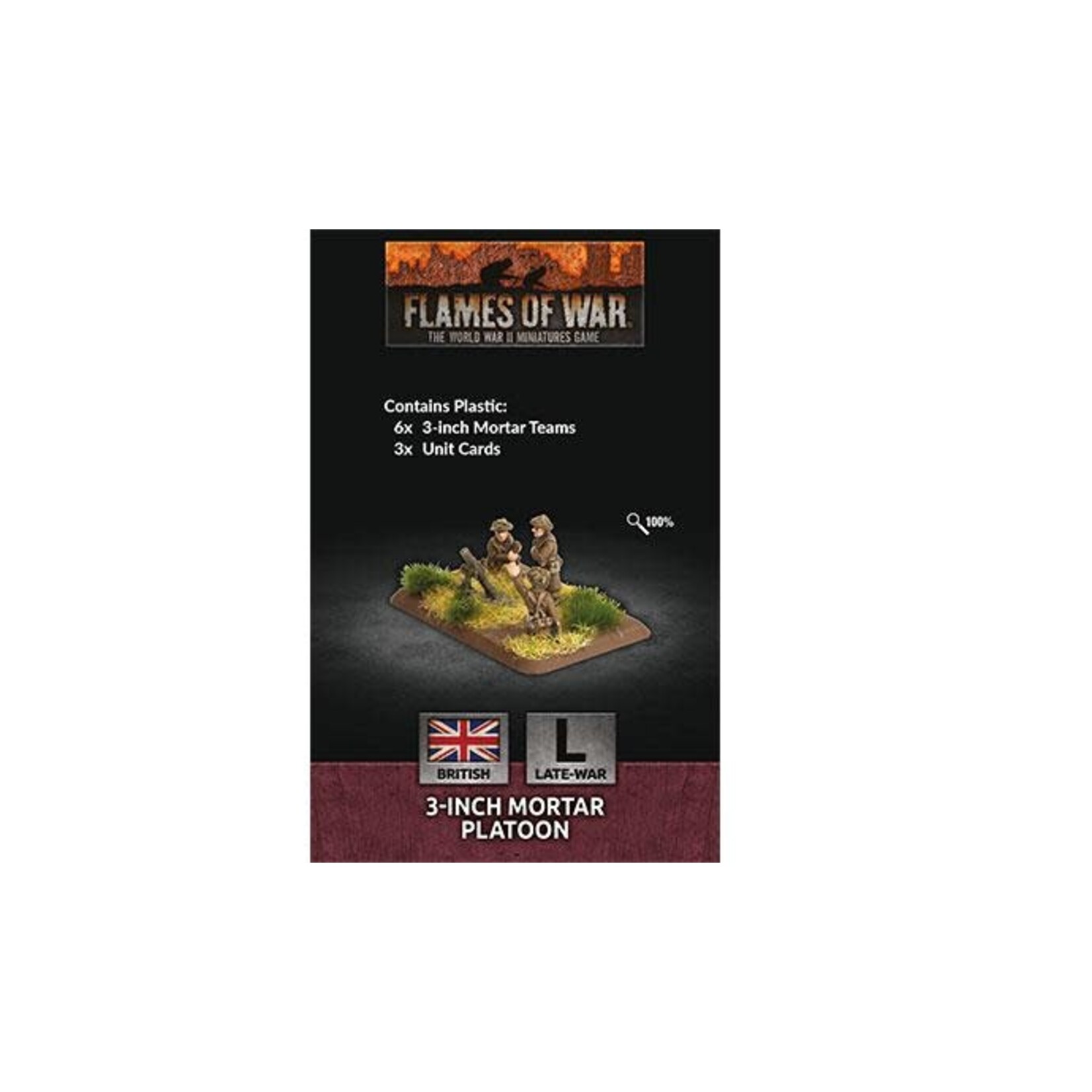 Flames of War Flames of War British: 3-Inch Mortar Platoon (6)