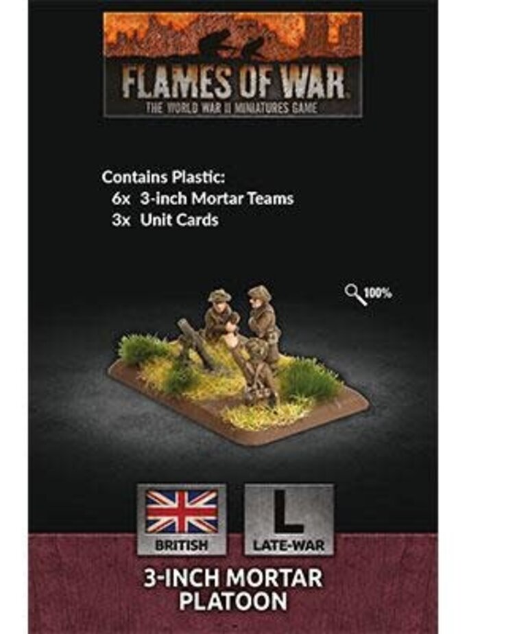 Flames of War Flames of War British: 3-Inch Mortar Platoon (6)