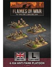 Flames of War Flames of War British: 6pounder Anti-Tank Platoon (4)