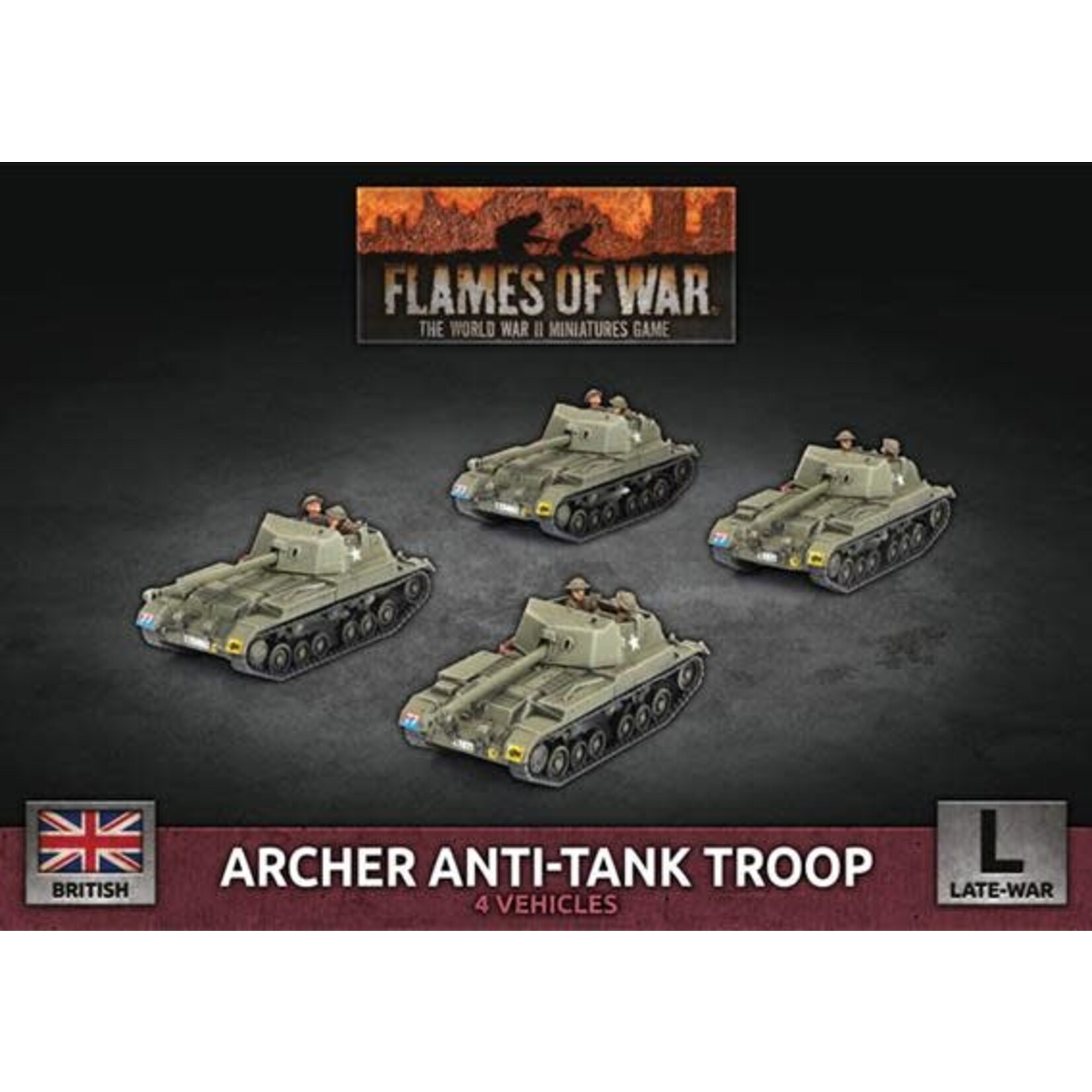 Flames of War Flames of War British: Archer Anti-Tank Troop (4)