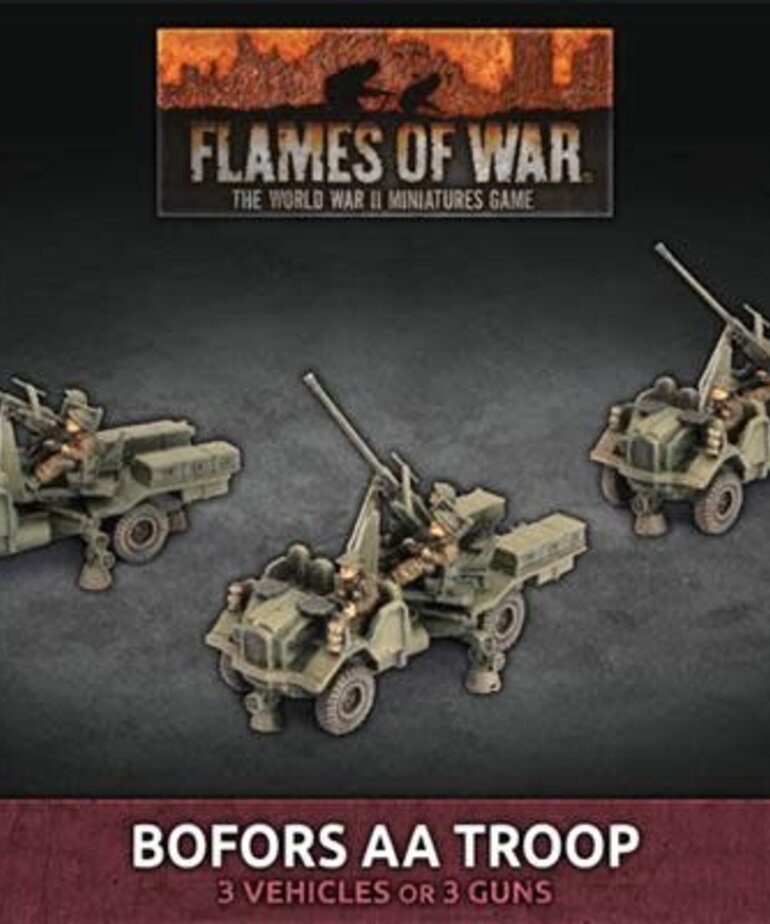 Flames of War Flames of War British: Bofors AA Troop (3)