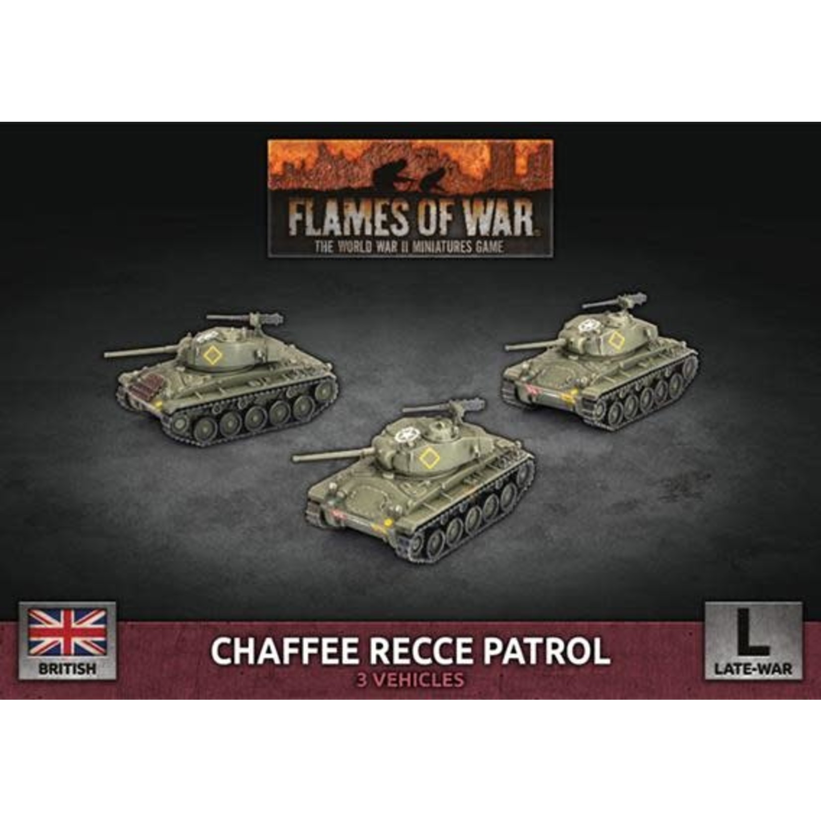 Flames of War Flames of War British: Chaffee Recce Patrol (3)