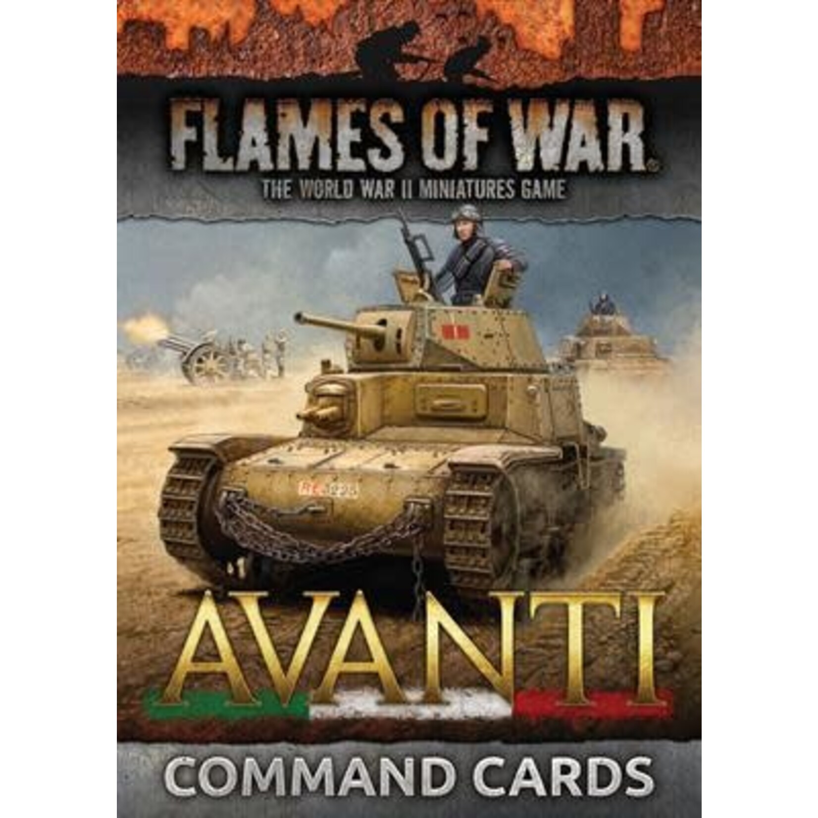 Flames of War Flames of War: Italian: Avanti Command Cards