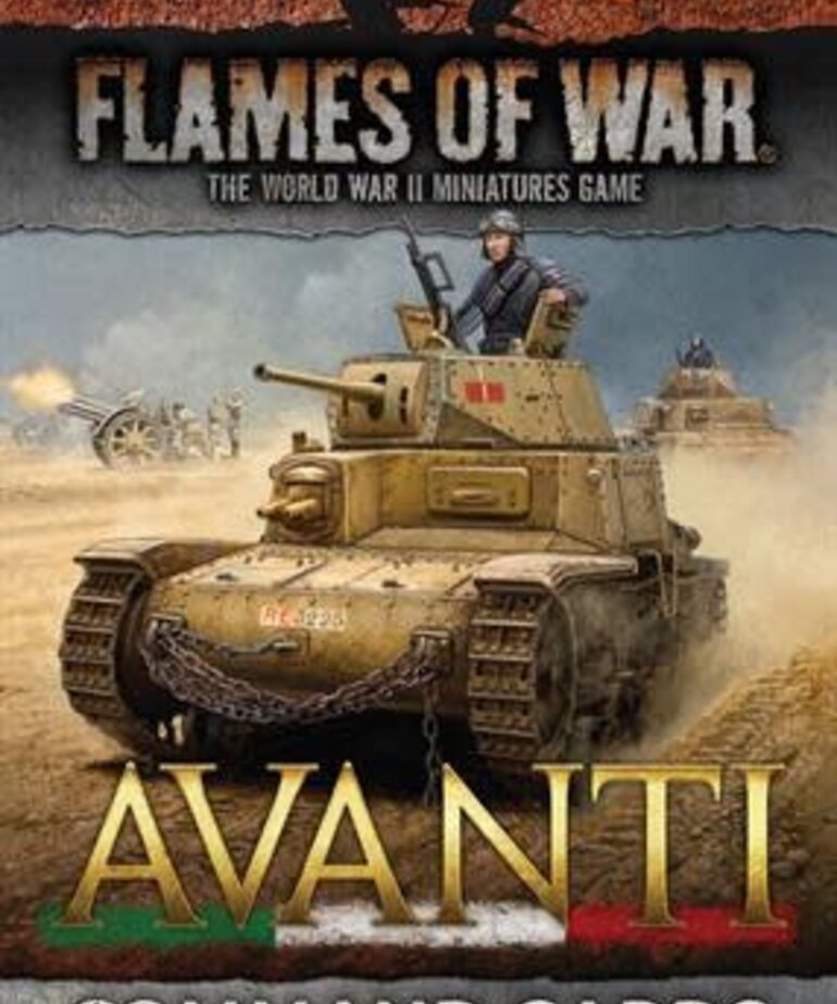Flames of War Flames of War: Italian: Avanti Command Cards