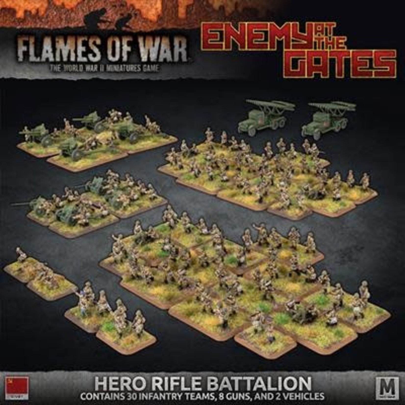 Battlefront Flames of War: Russian: Hero Enemy at the Gates Rifle Battalion