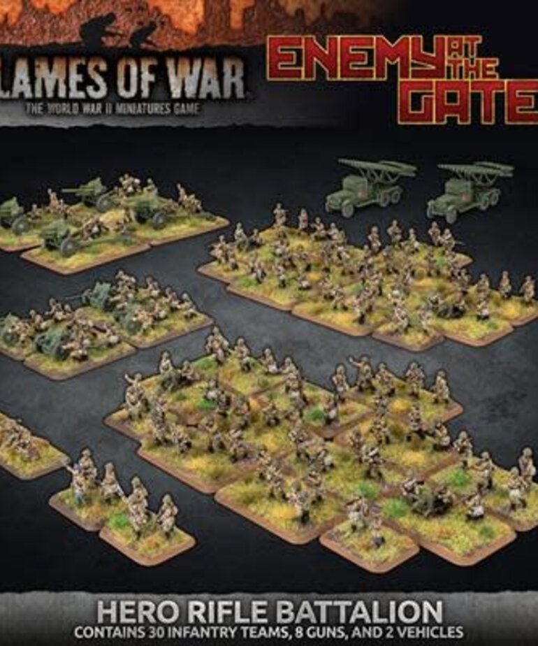 Battlefront Flames of War: Russian: Hero Enemy at the Gates Rifle Battalion