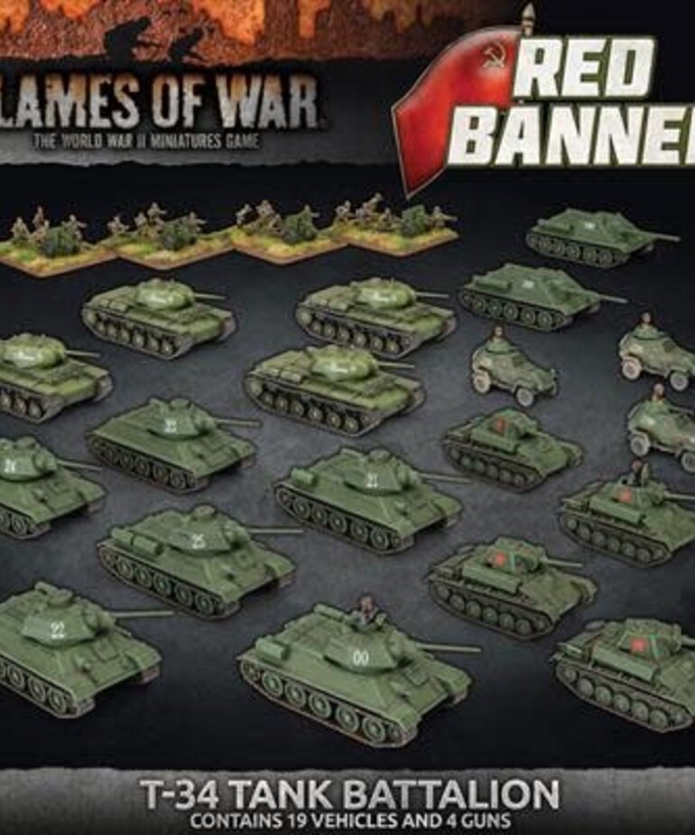 Battlefront Flames of War: Soviet: Red Banner T-34 Tank Battalion