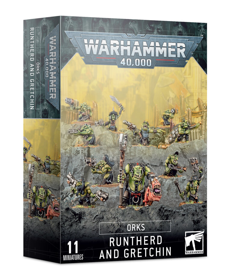 Warhammer 40k Warhammer 40k: Orks: Runtherd And Gretchin