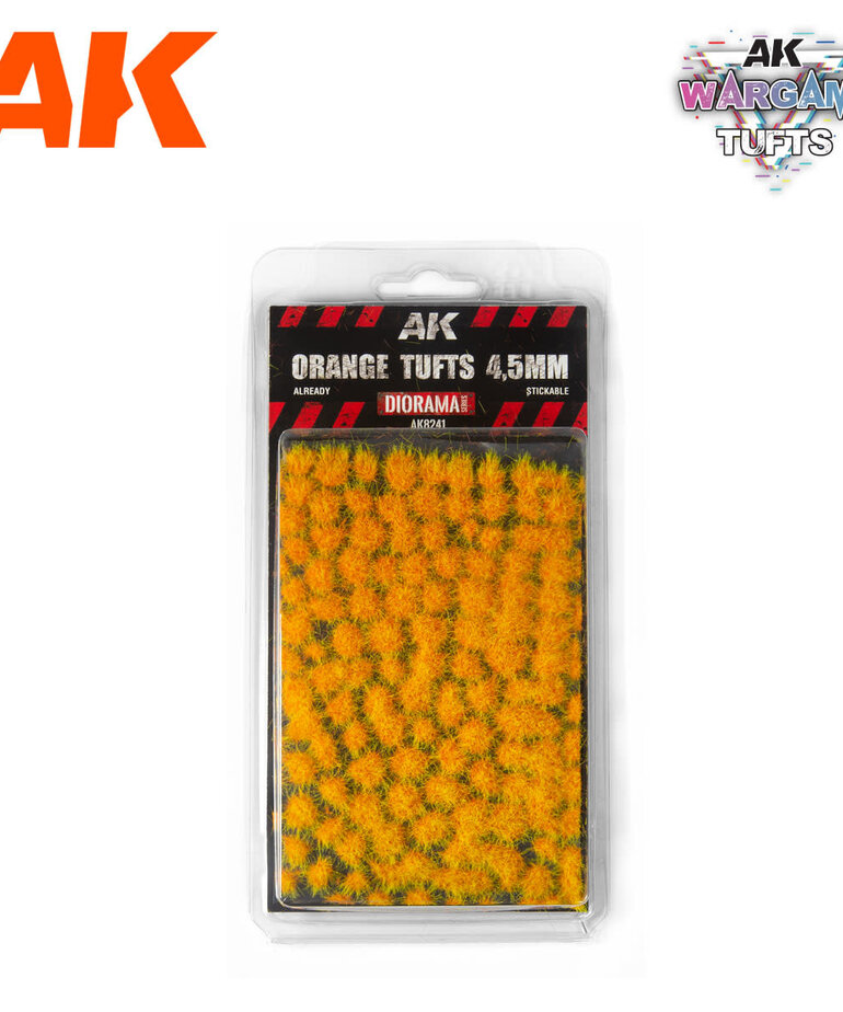 AK Interactive AK8241 Orange Tufts 4.5mm