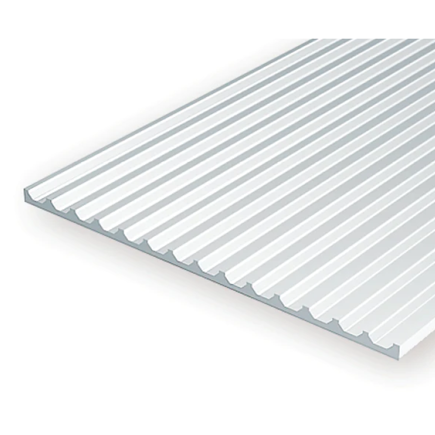 Evergreen Scale Models Evergreen 4542 - .075" X 6" X 12" OPAQUE WHITE POLYSTYRENE BOARD AND BATTEN SIDING (1) SHEET