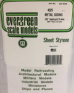 Evergreen Scale Models Evergreen 4525 - .030" X 6" X 12" OPAQUE WHITE POLYSTYRENE CORRUGATED SIDING (1) SHEET Evergreen Scale Models Evergreen 4525 - .030" X 6" X 12" OPAQUE WHITE POLYSTYRENE CORRUGATED SIDING (1) SHEET