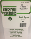 Evergreen Scale Models Evergreen 4030 - .030" X 6" X 12" OPAQUE WHITE POLYSTYRENE V GROOVE SIDING (1) SHEET Evergreen Scale Models Evergreen 4030 - .030" X 6" X 12" OPAQUE WHITE POLYSTYRENE V GROOVE SIDING (1) SHEET