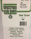 Evergreen Scale Models Evergreen 2067 - .067" X 6" X 12" OPAQUE WHITE POLYSTYRENE O SCALE FREIGHT CAR SIDING (1) SHEET Evergreen Scale Models Evergreen 2067 - .067" X 6" X 12" OPAQUE WHITE POLYSTYRENE O SCALE FREIGHT CAR SIDING (1) SHEET
