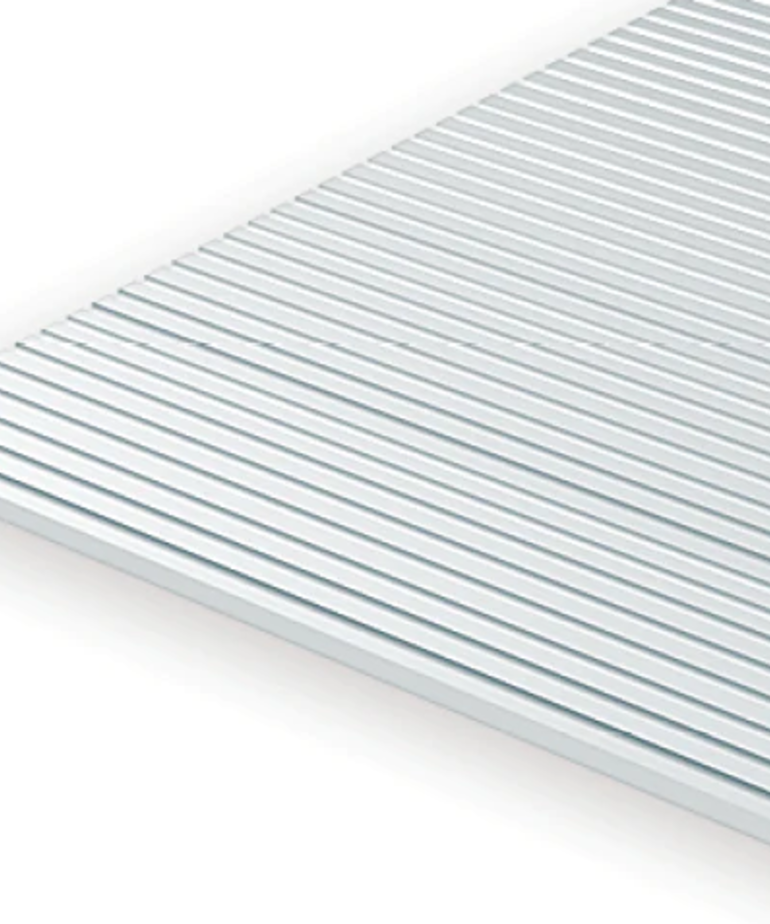 Evergreen Scale Models Evergreen 2067 - .067" X 6" X 12" OPAQUE WHITE POLYSTYRENE O SCALE FREIGHT CAR SIDING (1) SHEET