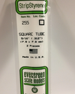 Evergreen Scale Models Evergreen 255 - .312" (7.9MM) X 14" OPAQUE WHITE POLYSTYRENE SQUARE TUBING (2) Pack Evergreen Scale Models Evergreen 255 - .312" (7.9MM) X 14" OPAQUE WHITE POLYSTYRENE SQUARE TUBING (2) Pack