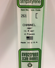 Evergreen Scale Models Evergreen 261 - .060" (1.5MM) X 14" OPAQUE WHITE POLYSTYRENE CHANNEL (4) Pack Evergreen Scale Models Evergreen 261 - .060" (1.5MM) X 14" OPAQUE WHITE POLYSTYRENE CHANNEL (4) Pack