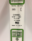 Evergreen Scale Models Evergreen 265 - .156" (3.2MM) X 14" OPAQUE WHITE POLYSTYRENE CHANNEL (4) Pack Evergreen Scale Models Evergreen 265 - .156" (3.2MM) X 14" OPAQUE WHITE POLYSTYRENE CHANNEL (4) Pack