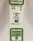 Evergreen Scale Models Evergreen 273 - 100" (2.5MM) X 14" OPAQUE WHITE POLYSTYRENE I-BEAM (4) Pack Evergreen Scale Models Evergreen 273 - 100" (2.5MM) X 14" OPAQUE WHITE POLYSTYRENE I-BEAM (4) Pack