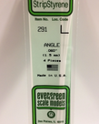 Evergreen Scale Models Evergreen 291 - .060" (1.5MM) X 14" OPAQUE WHITE POLYSTYRENE ANGLE (4) Pack Evergreen Scale Models Evergreen 291 - .060" (1.5MM) X 14" OPAQUE WHITE POLYSTYRENE ANGLE (4) Pack