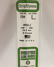 Evergreen Scale Models Evergreen 294 - .125" (3.2MM) X 14" OPAQUE WHITE POLYSTYRENE ANGLE (4) Pack Evergreen Scale Models Evergreen 294 - .125" (3.2MM) X 14" OPAQUE WHITE POLYSTYRENE ANGLE (4) Pack