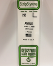 Evergreen Scale Models Evergreen 295 - .156" (4.0MM) X 14" OPAQUE WHITE POLYSTYRENE ANGLE (3) Pack Evergreen Scale Models Evergreen 295 - .156" (4.0MM) X 14" OPAQUE WHITE POLYSTYRENE ANGLE (3) Pack