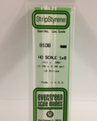 Evergreen Scale Models Evergreen 8108 - .011" X .090" X 14 OPAQUE WHITE POLYSTYRENE HO SCALE STRIPS 1X8 (10) Pack Evergreen Scale Models Evergreen 8108 - .011" X .090" X 14 OPAQUE WHITE POLYSTYRENE HO SCALE STRIPS 1X8 (10) Pack