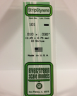 Evergreen Scale Models Evergreen 101 - .010" X .030" X 14" OPAQUE WHITE POLYSTYRENE STRIP (10) Pack Evergreen Scale Models Evergreen 101 - .010" X .030" X 14" OPAQUE WHITE POLYSTYRENE STRIP (10) Pack