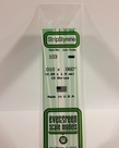 Evergreen Scale Models Evergreen 103 - .010" X .060" X 14" OPAQUE WHITE POLYSTYRENE STRIP (10) Pack Evergreen Scale Models Evergreen 103 - .010" X .060" X 14" OPAQUE WHITE POLYSTYRENE STRIP (10) Pack