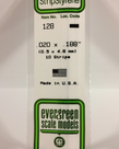 Evergreen Scale Models Evergreen 128 - .020" X .188" X 14" OPAQUE WHITE POLYSTYRENE STRIP (10) Pack Evergreen Scale Models Evergreen 128 - .020" X .188" X 14" OPAQUE WHITE POLYSTYRENE STRIP (10) Pack