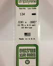 Evergreen Scale Models Evergreen 134 - .030" X .080" X 14" OPAQUE WHITE POLYSTYRENE STRIP (10) Pack Evergreen Scale Models Evergreen 134 - .030" X .080" X 14" OPAQUE WHITE POLYSTYRENE STRIP (10) Pack