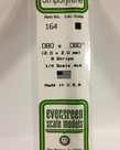 Evergreen Scale Models Evergreen 164 - .080" X .080" X 14" OPAQUE WHITE POLYSTYRENE STRIP (9) Pack Evergreen Scale Models Evergreen 164 - .080" X .080" X 14" OPAQUE WHITE POLYSTYRENE STRIP (9) Pack