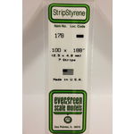 Evergreen Scale Models Evergreen 178 - .100" X .188" X 14" OPAQUE WHITE POLYSTYRENE STRIP (7) Pack