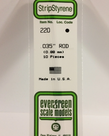 Evergreen Scale Models Evergreen 220 - .035" (.88MM) X 14" OPAQUE WHITE POLYSTYRENE ROD (10) Pack Evergreen Scale Models Evergreen 220 - .035" (.88MM) X 14" OPAQUE WHITE POLYSTYRENE ROD (10) Pack